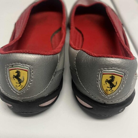 Puma Speedcat ballet sneakers size 7 red and silver Scuderia Ferrari edition - Picture 2 of 6